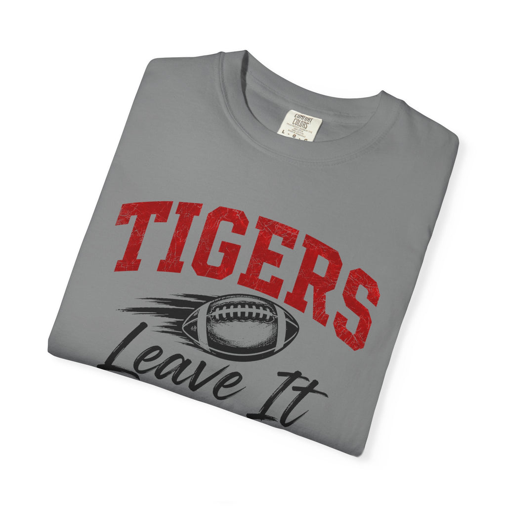 Tigers Leave It All on the Field/Comfort Colors Football Tee