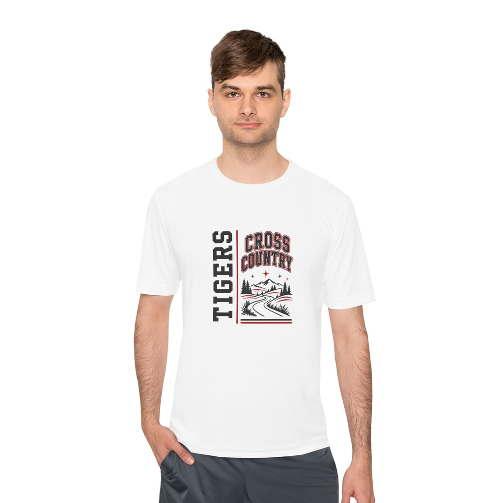 Tigers Cross Country Moisture-Wicking Tee — Running Team Shirt