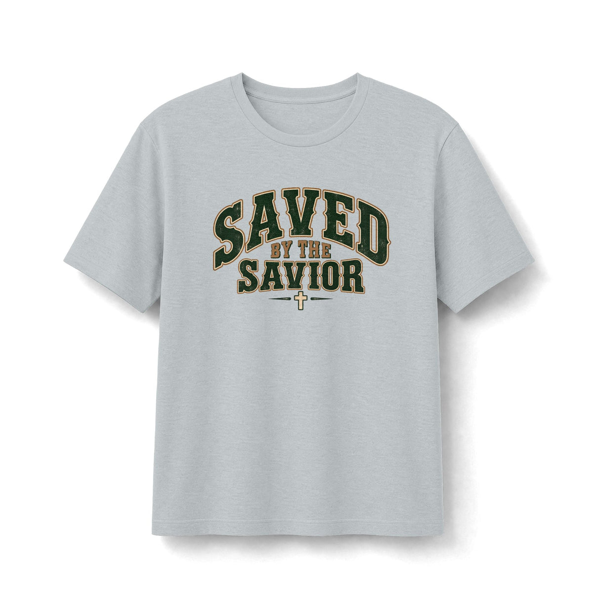 Saved by the Savior Vintage Christian T-Shirt