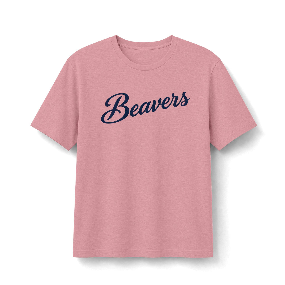 Beavers Script Tee - Vintage Script Collegiate Bella+Canvas CVC