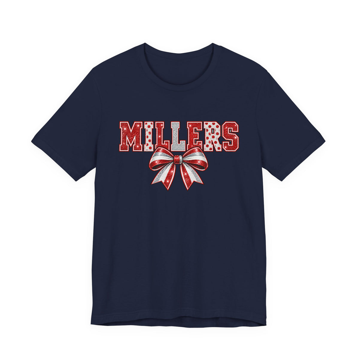 Millers Red & Silver Bow Unisex Tee