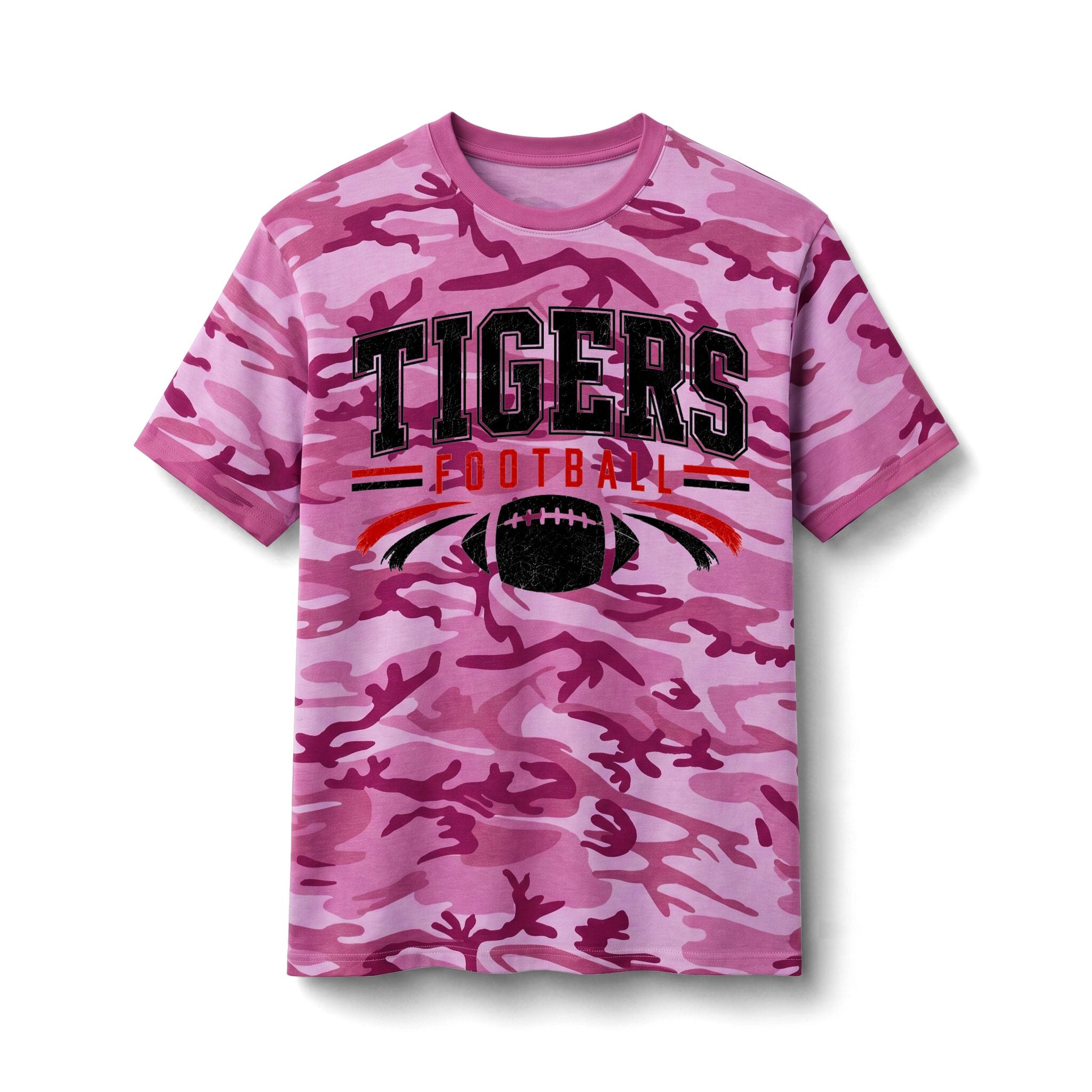 Tigers Football Camo Tee