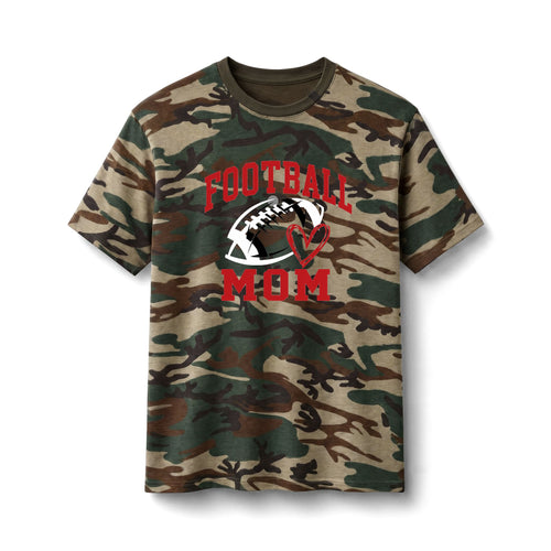 Football Mom Camo T-Shirt