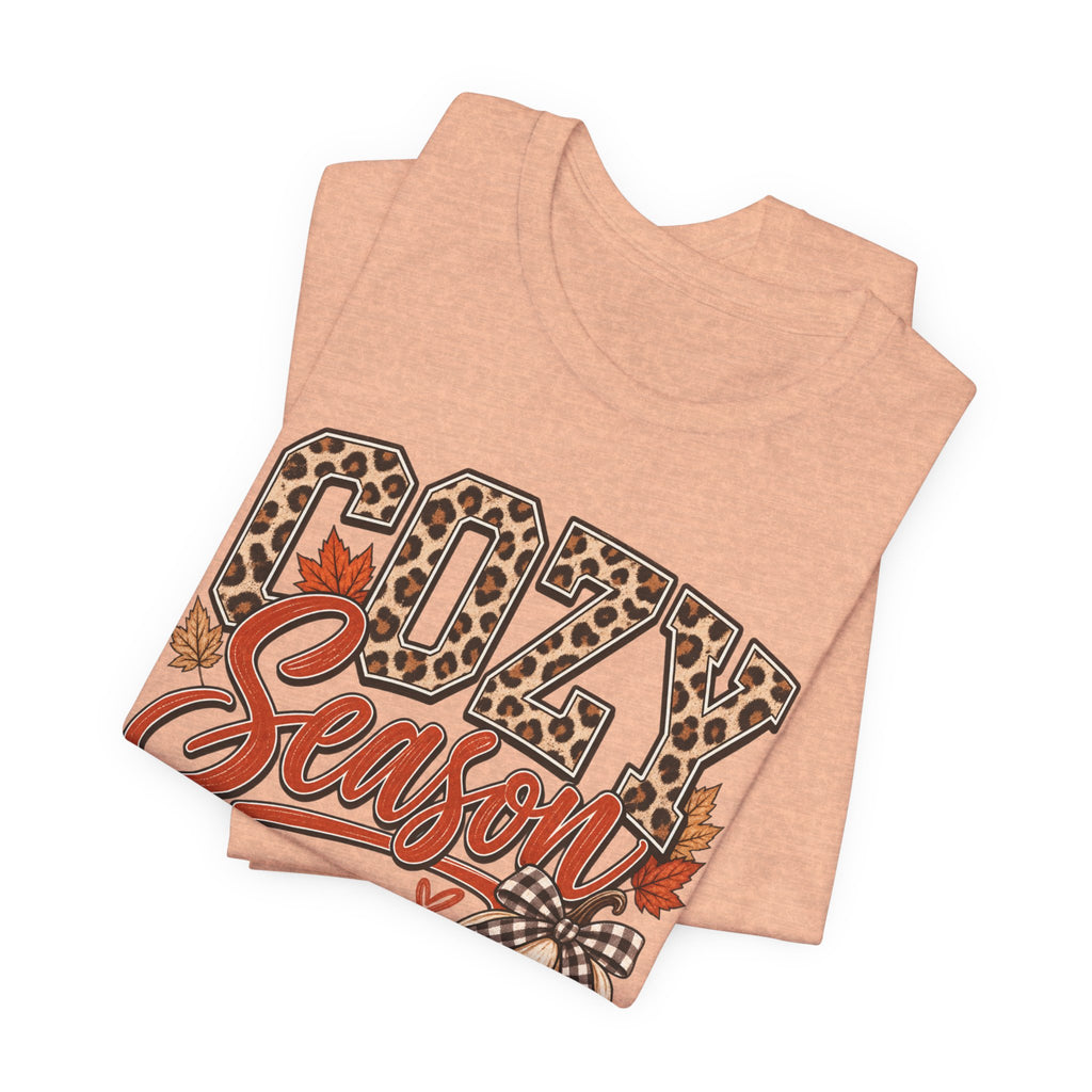 Cozy Season Leopard Fall Graphic Tee
