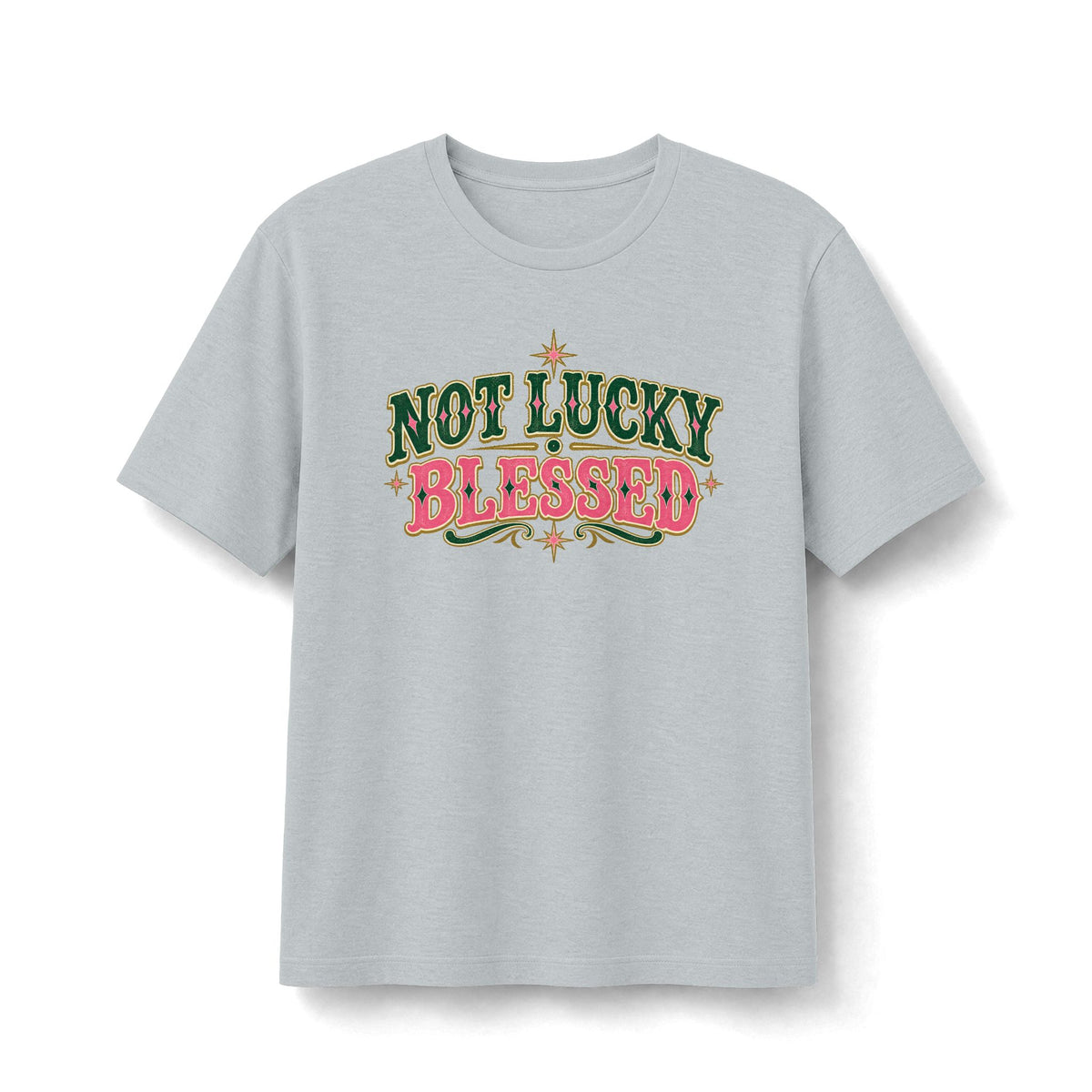 Not Lucky, Blessed Retro Faith Tee