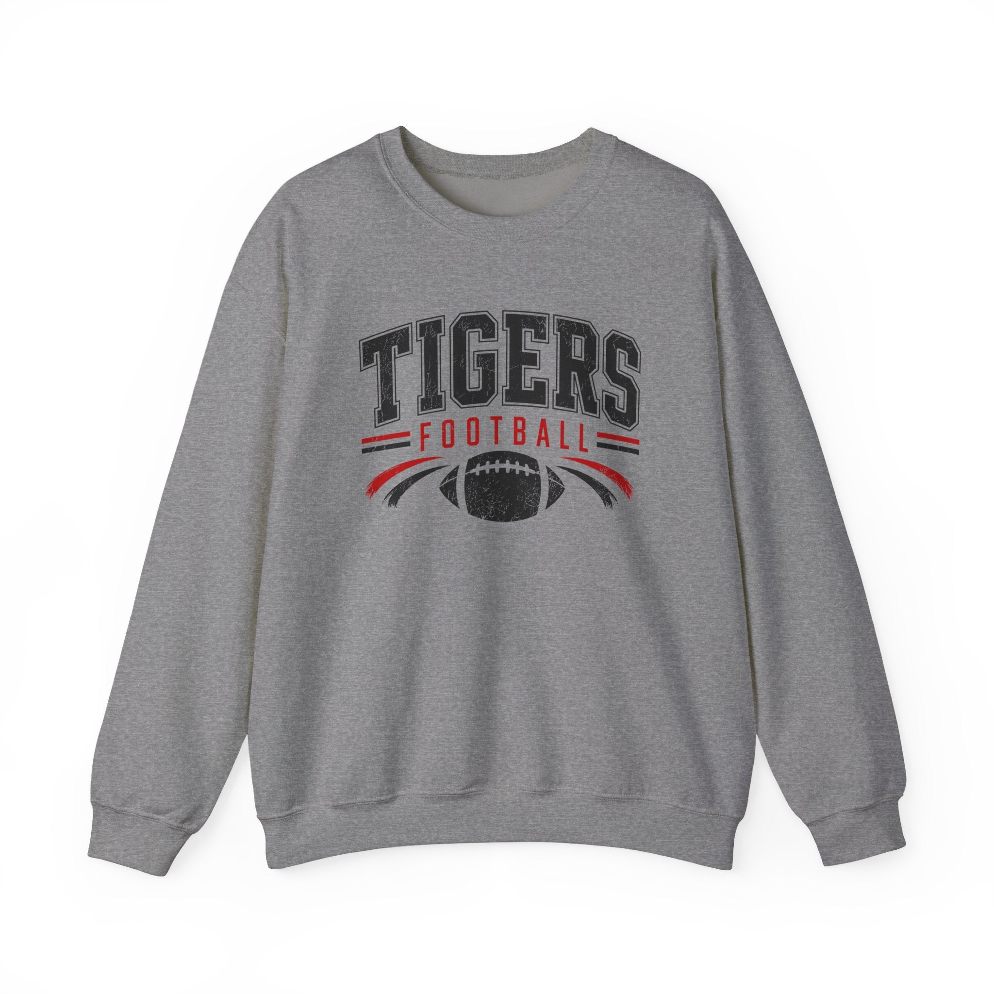 Tigers Football Vintage Logo Sweatshirt | Team Spirit Pullover