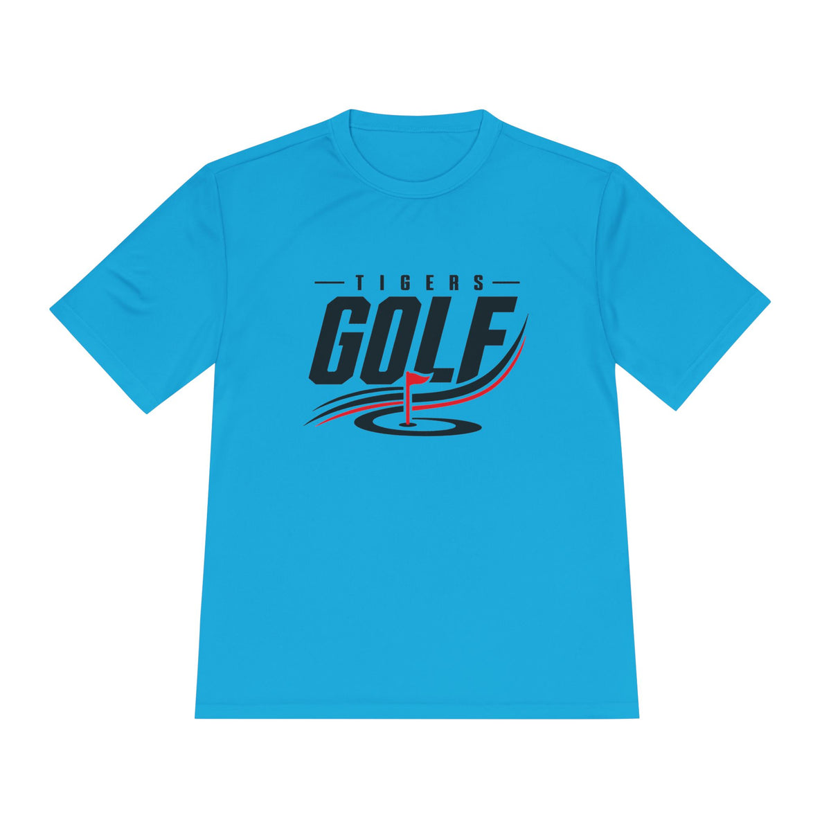 Tigers Golf Performance Tee - Sport-Tek Moisture-Wicking Shirt