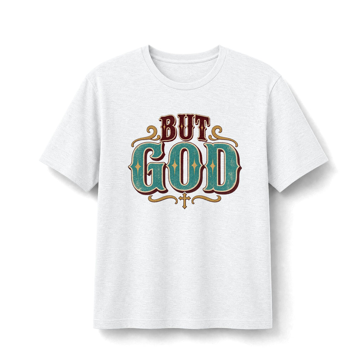 But God Vintage Western Faith Tee