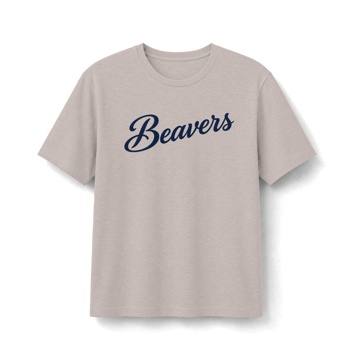 Beavers Script Tee - Vintage Script Collegiate Bella+Canvas CVC