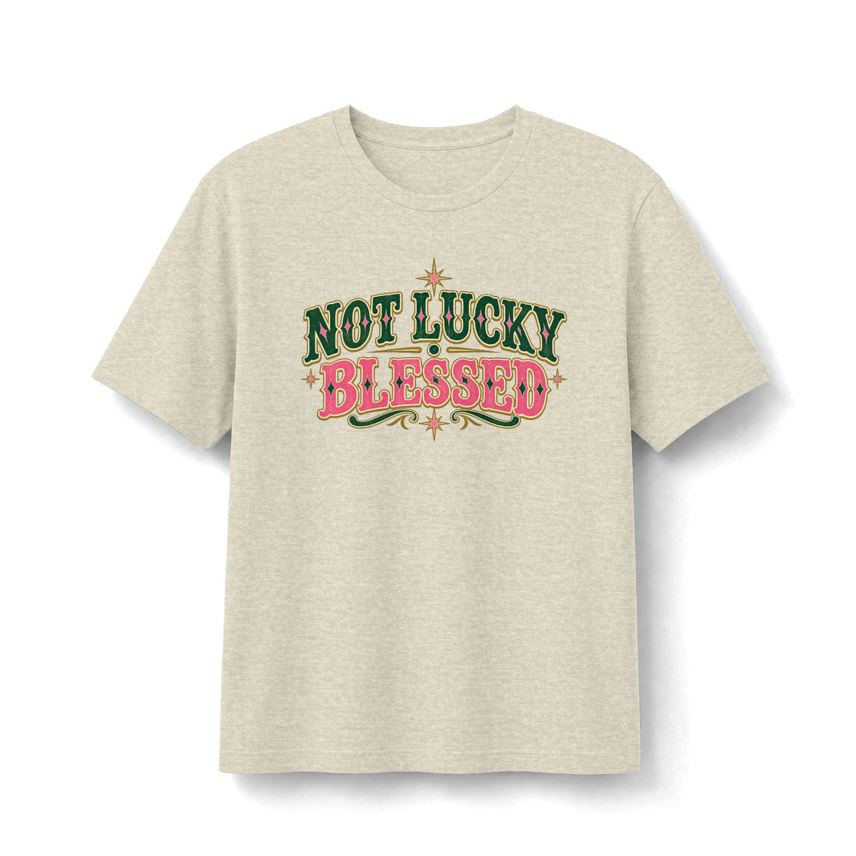 Not Lucky, Blessed Retro Faith Tee