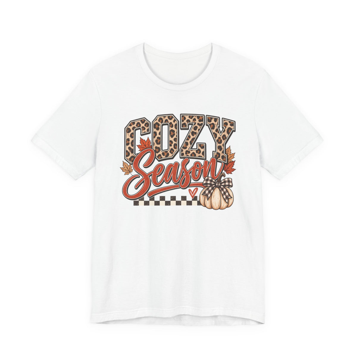 Cozy Season Leopard Fall Graphic Tee