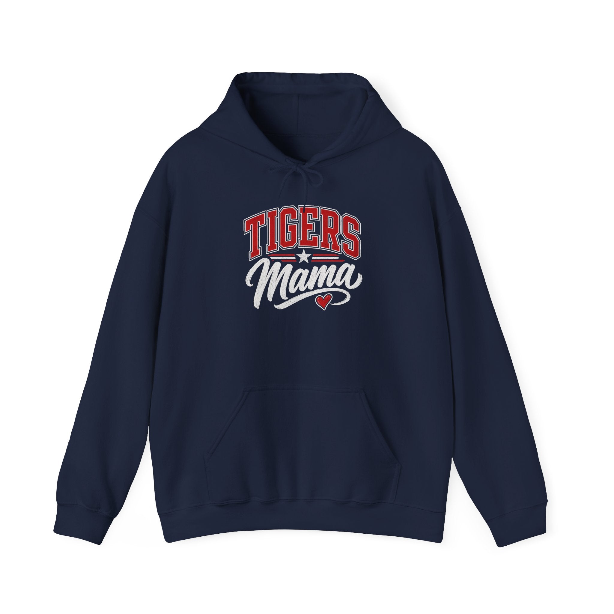 Tigers Mama Hoodie/ Vintage Script Game Day Sweatshirt