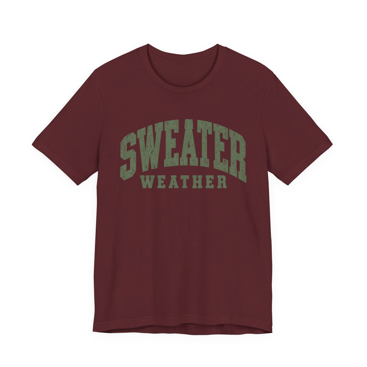 Sweater Weather T-Shirt - Vintage Collegiate Fall Tee