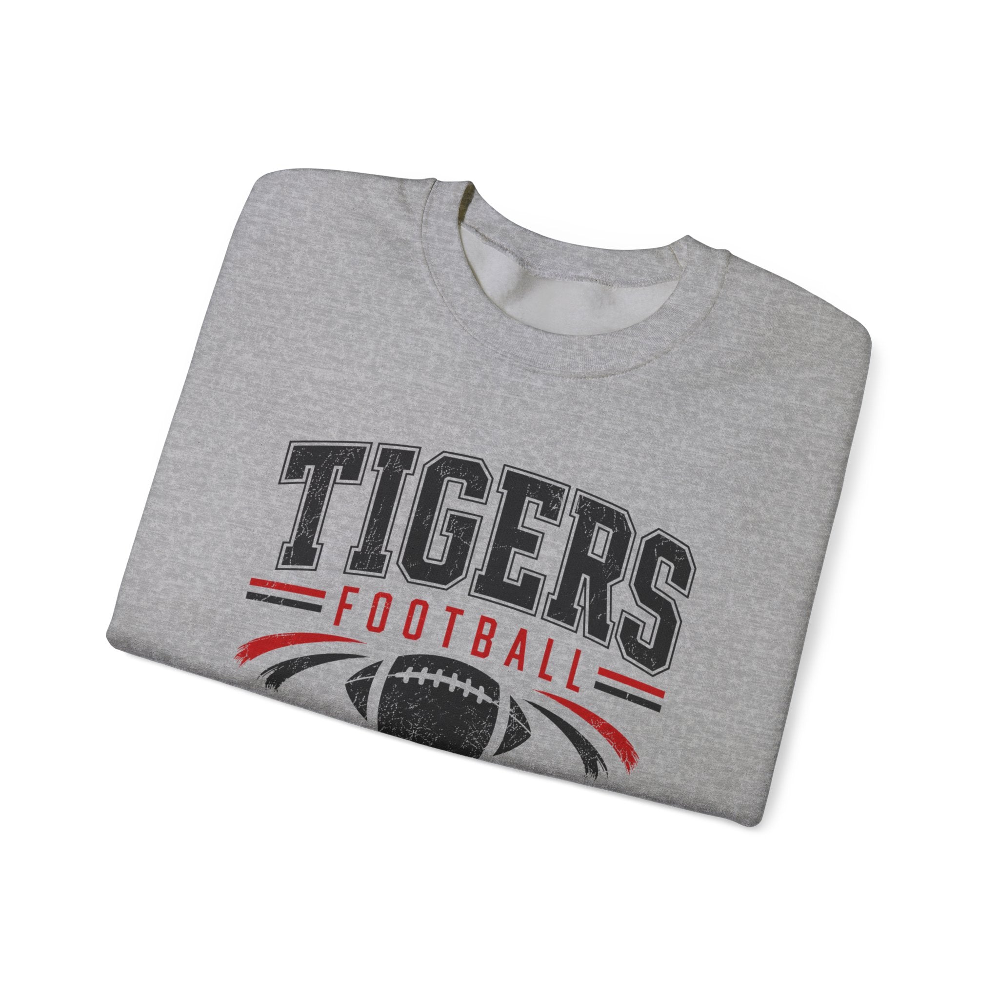 Tigers Football Vintage Logo Sweatshirt | Team Spirit Pullover