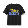 Yellow Jackets Blue Plaid Graphic Tee