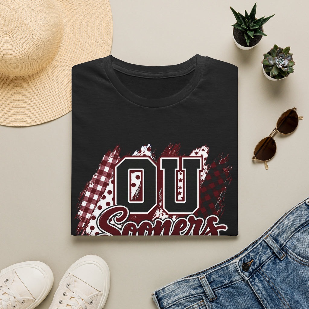 Sooners Mixed-Print Unisex Softstyle T-Shirt