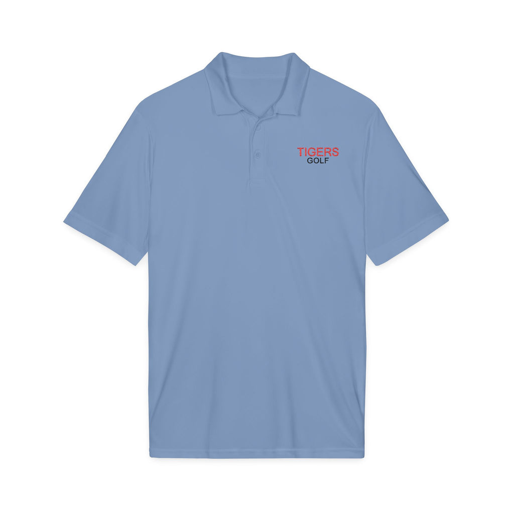 Tigers Golf Embroidered Polo - Red & Black
