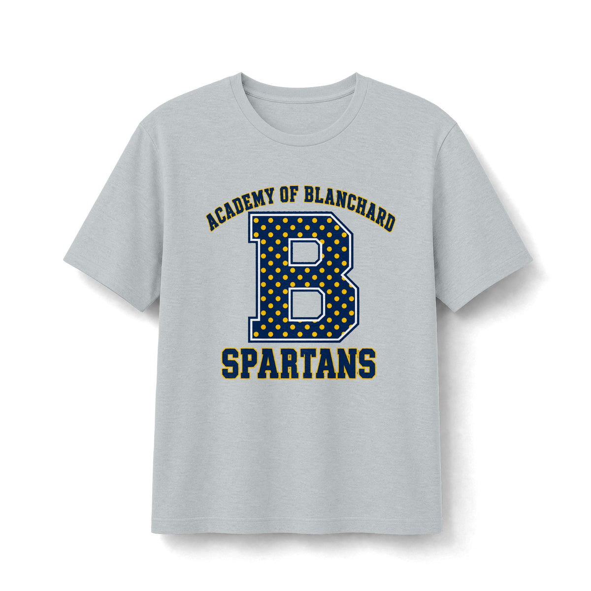 Academy of Blanchard Spartans Polka Dot "B" Tee