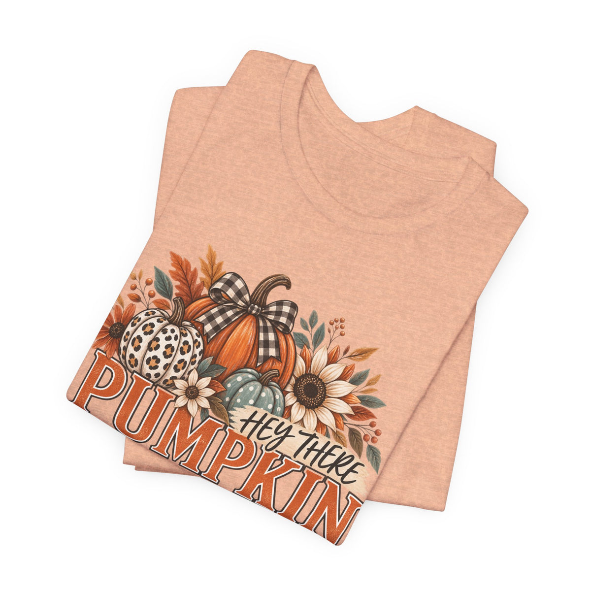 Hey There Pumpkin Leopard & Gingham Fall Tree