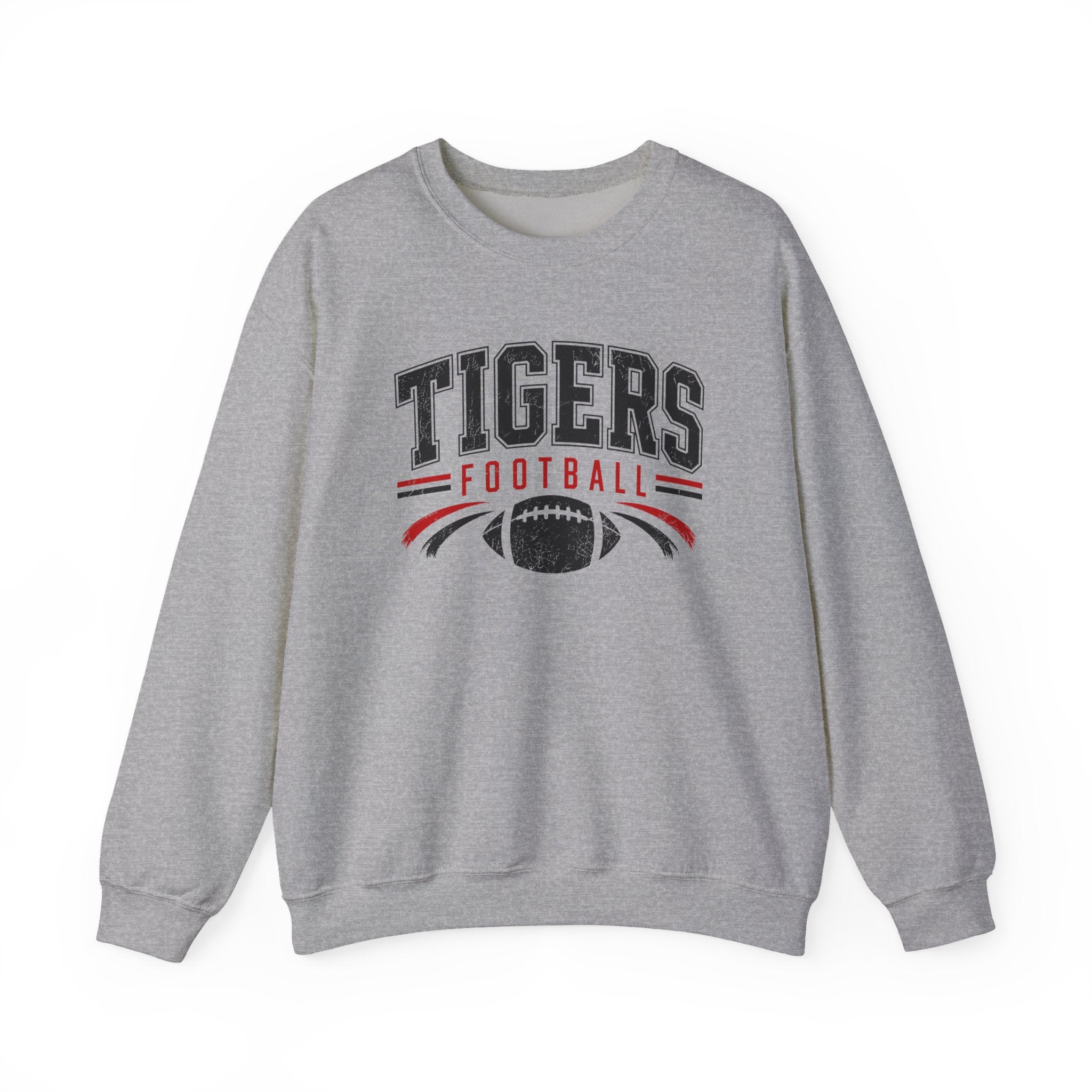 Tigers Football Vintage Logo Sweatshirt | Team Spirit Pullover