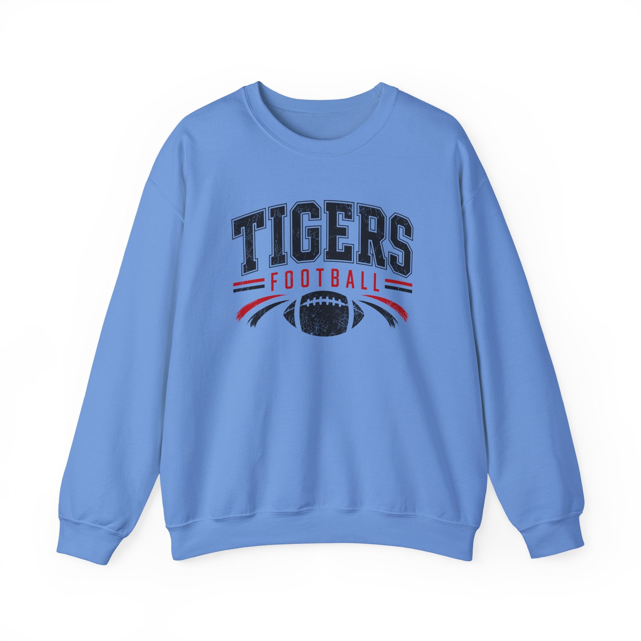 Tigers Football Vintage Logo Sweatshirt | Team Spirit Pullover