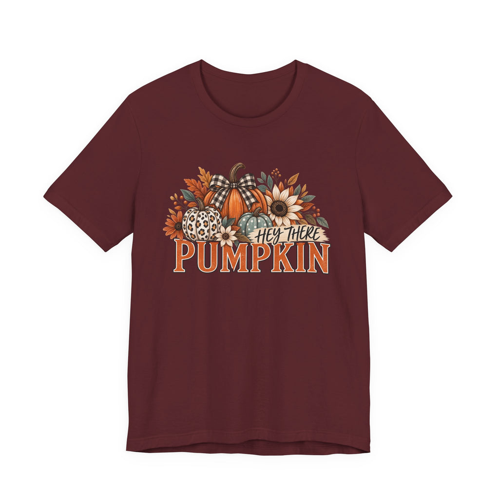 Hey There Pumpkin Leopard & Gingham Fall Tree