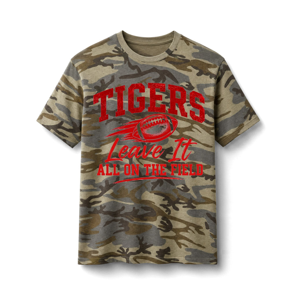 Tigers Leave It All on the Field Camo Tee