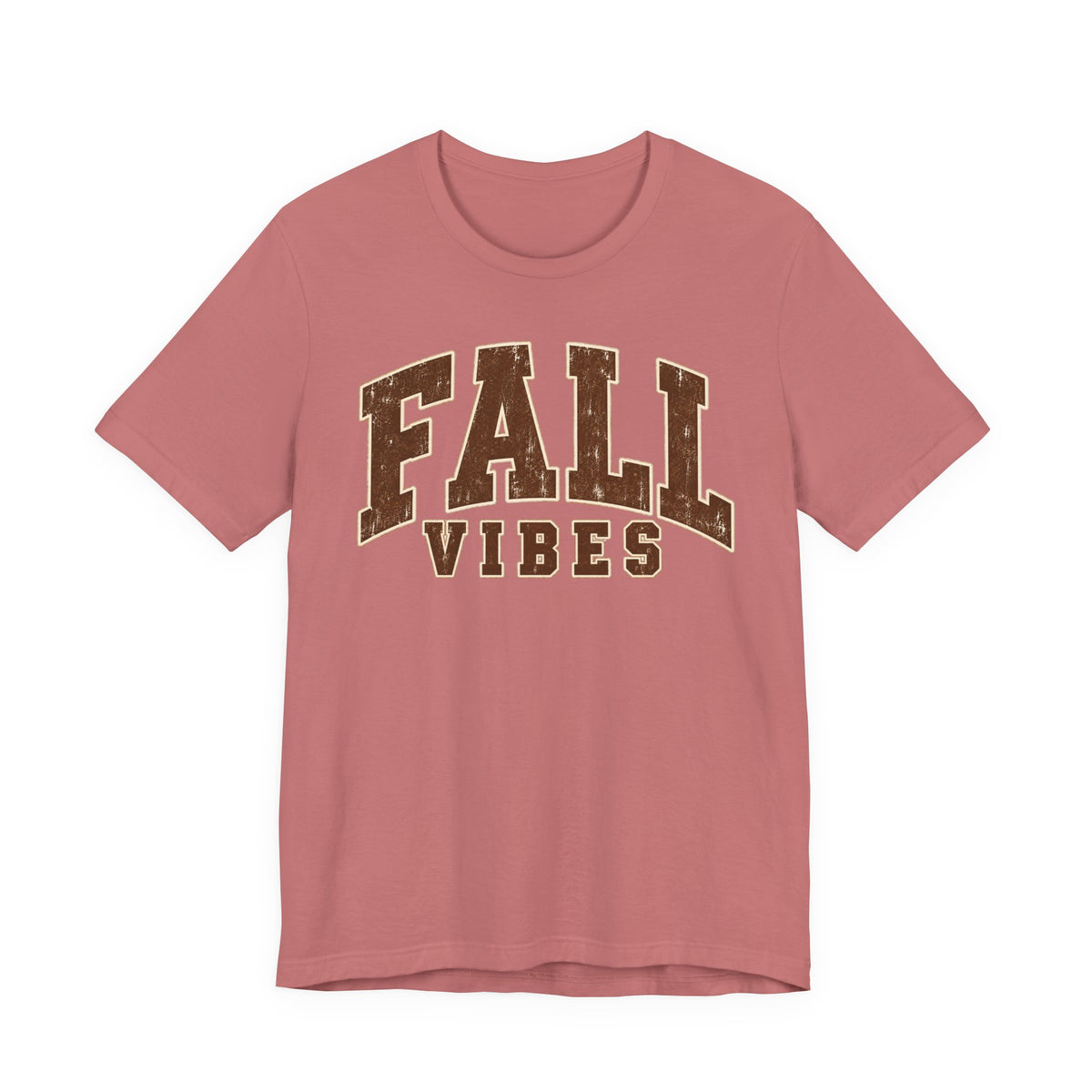 Fall Vibes T-Shirt - Vintage Collegiate Autumn Graphic Tee