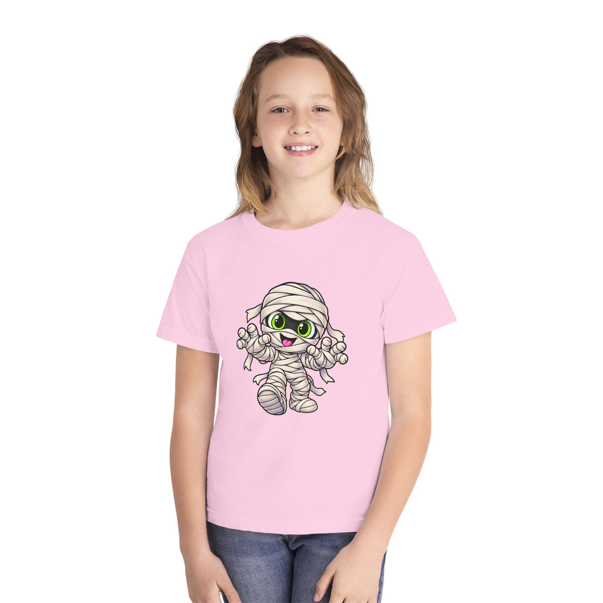 Cute Mummy Halloween T-Shirt - Spooky Youth Tee