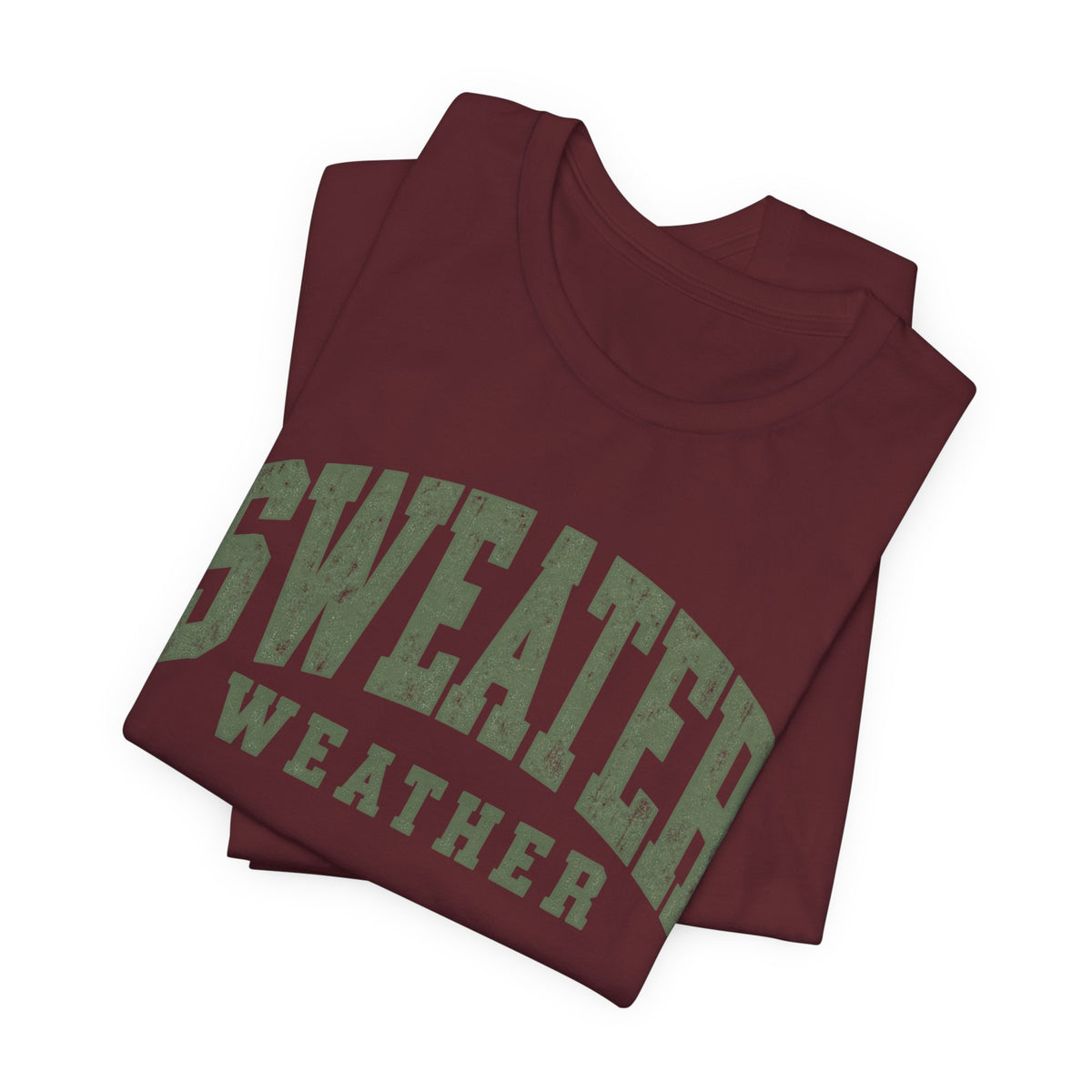 Sweater Weather T-Shirt - Vintage Collegiate Fall Tee