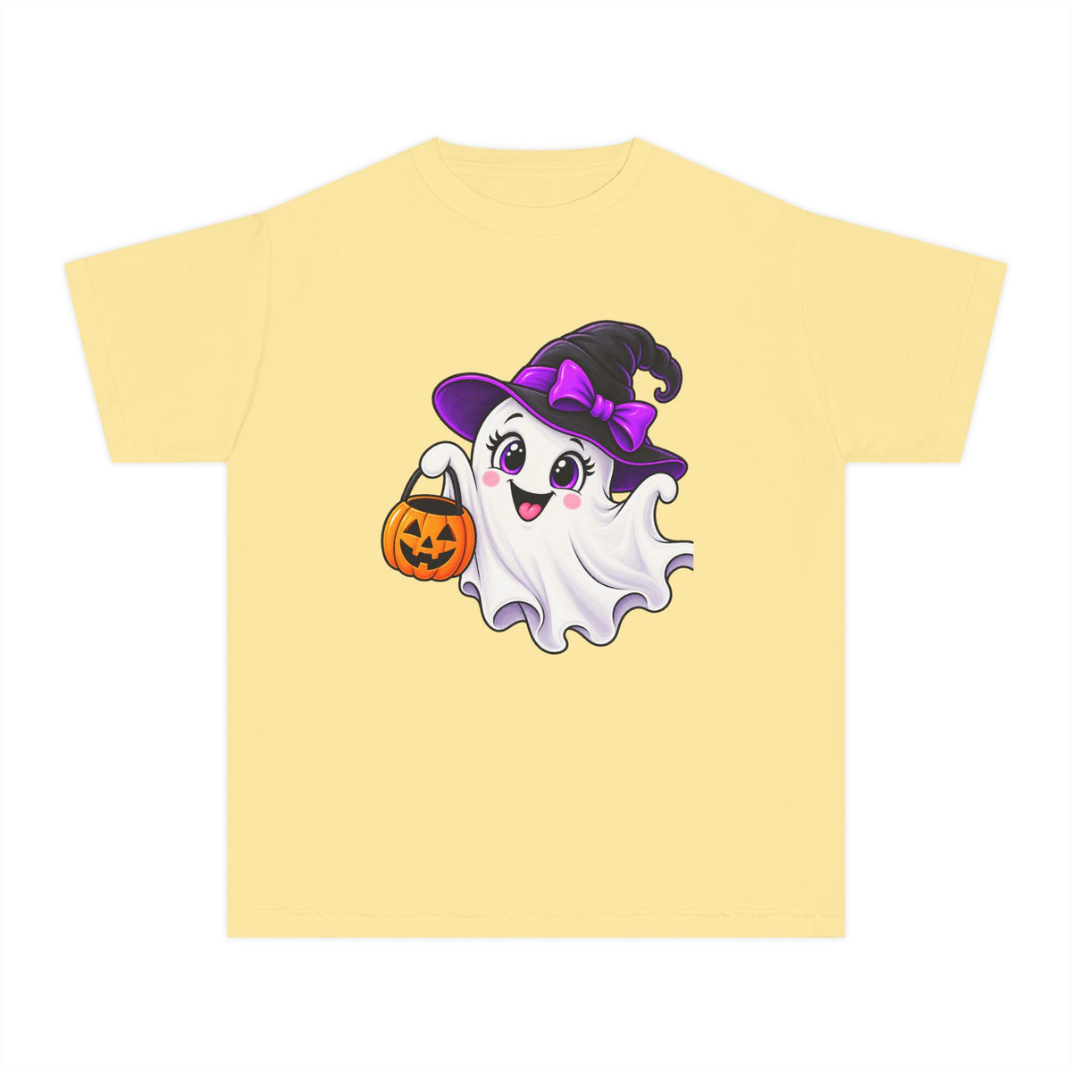 Little Boo Halloween T-Shirt - Cute Ghost Youth Shirt