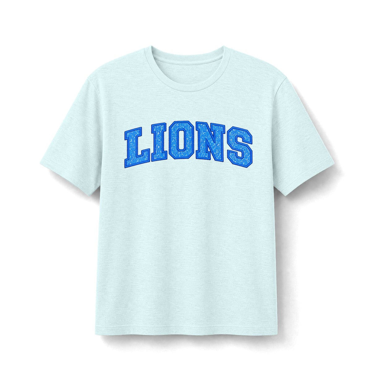 Lions Blue Sparkle Tee - Bella+Canvas CVC