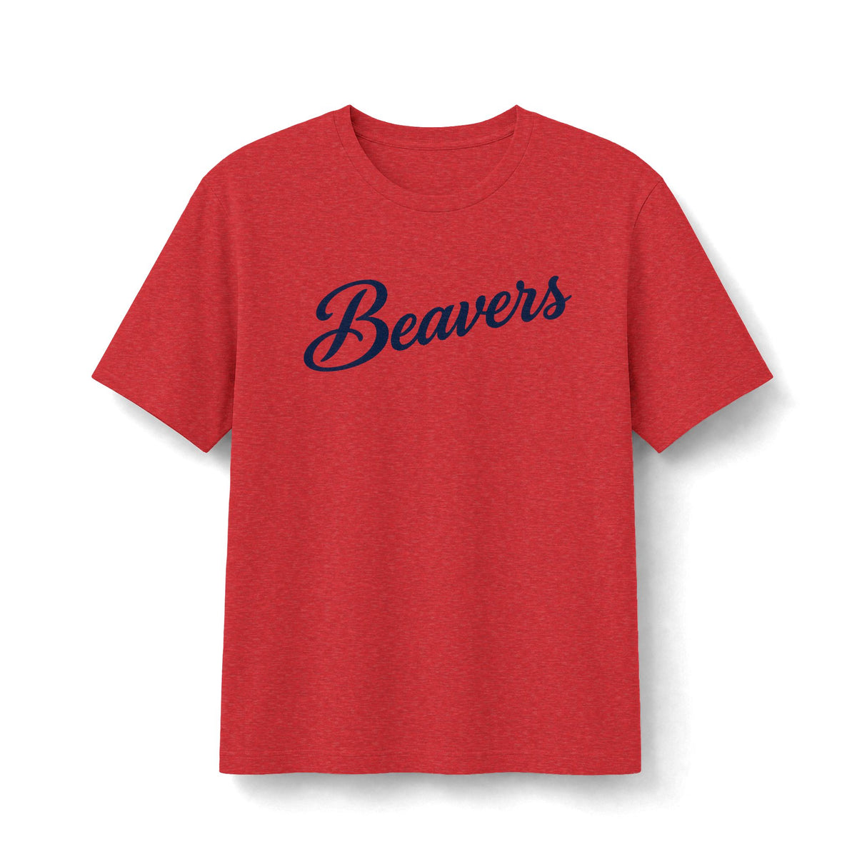 Beavers Script Tee - Vintage Script Collegiate Bella+Canvas CVC