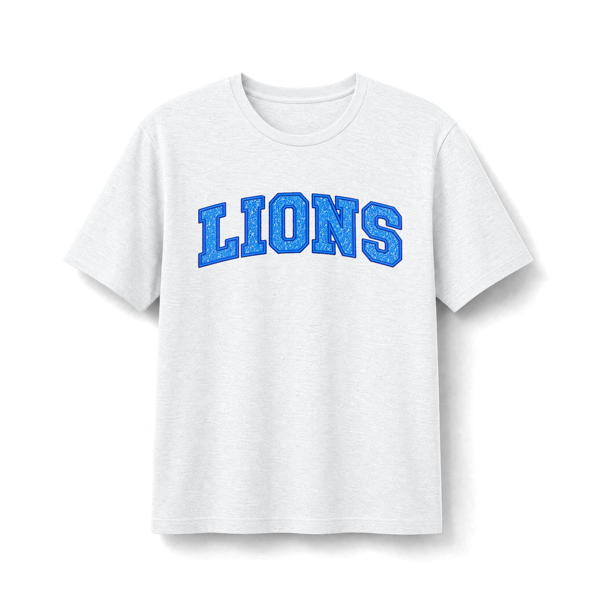 Lions Blue Sparkle Tee - Bella+Canvas CVC