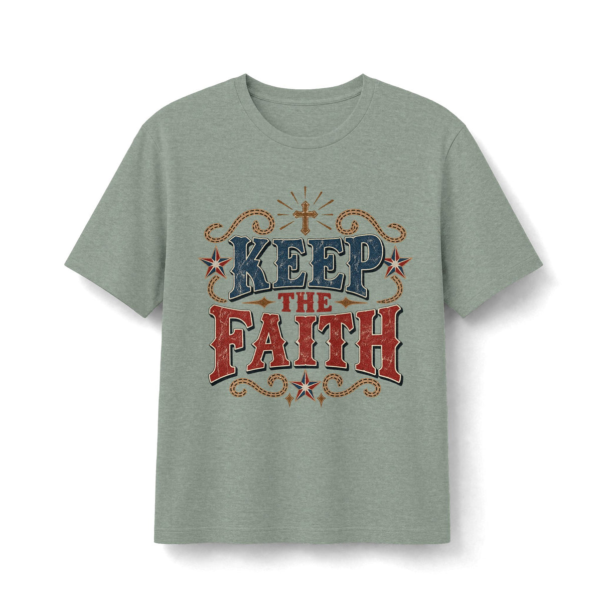Keep The Faith Retro Christian T-Shirt