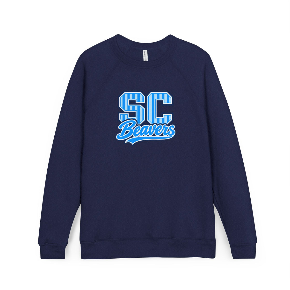SC Beavers Striped Sponge Fleece Crewneck Sweatshirt