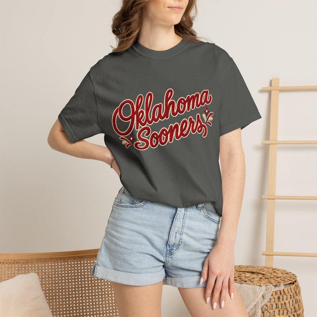 Retro Oklahoma Sooners Comfort Colors Tee