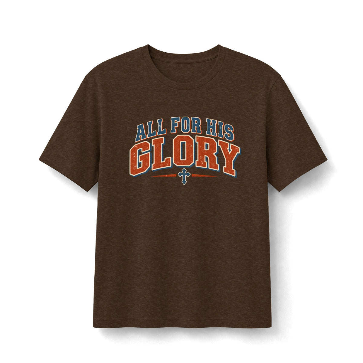 All for His Glory Retro Christian T-Shirt