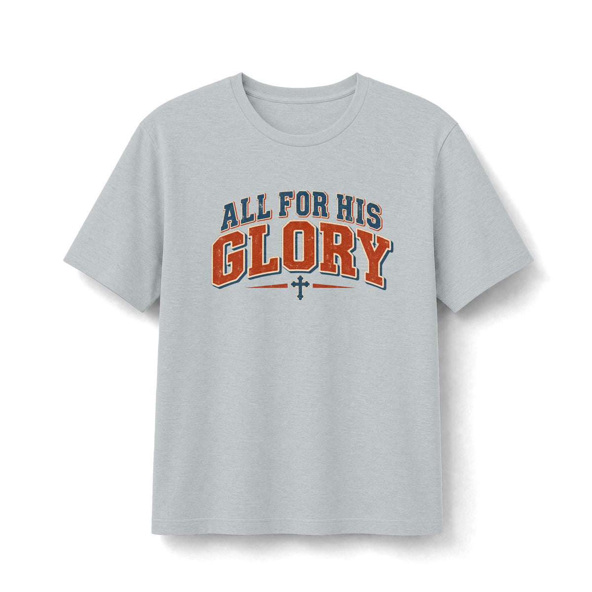 All for His Glory Retro Christian T-Shirt