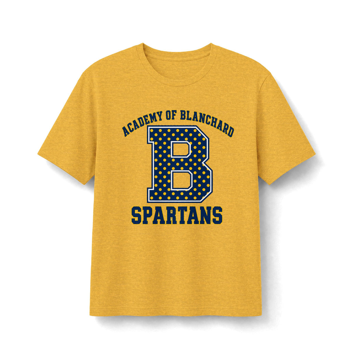 Academy of Blanchard Spartans Polka Dot "B" Tee