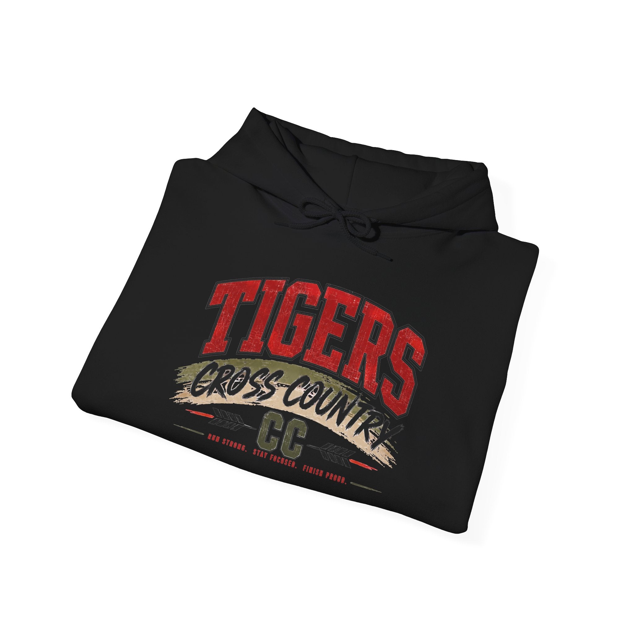 Tigers Cross Country Hoodie-Athletic Spirit Pullover