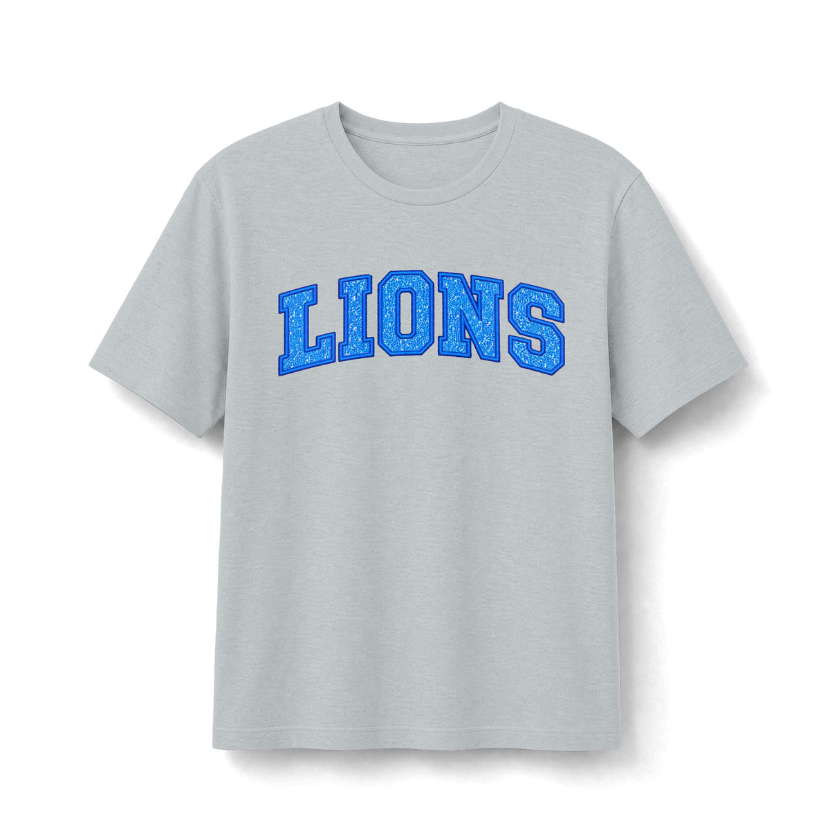 Lions Blue Sparkle Tee - Bella+Canvas CVC