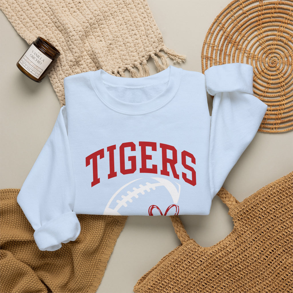Tigers Football Crewneck Sweatshirt/Game Day Spirit Wear