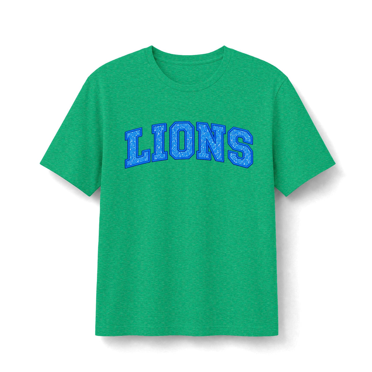 Lions Blue Sparkle Tee - Bella+Canvas CVC