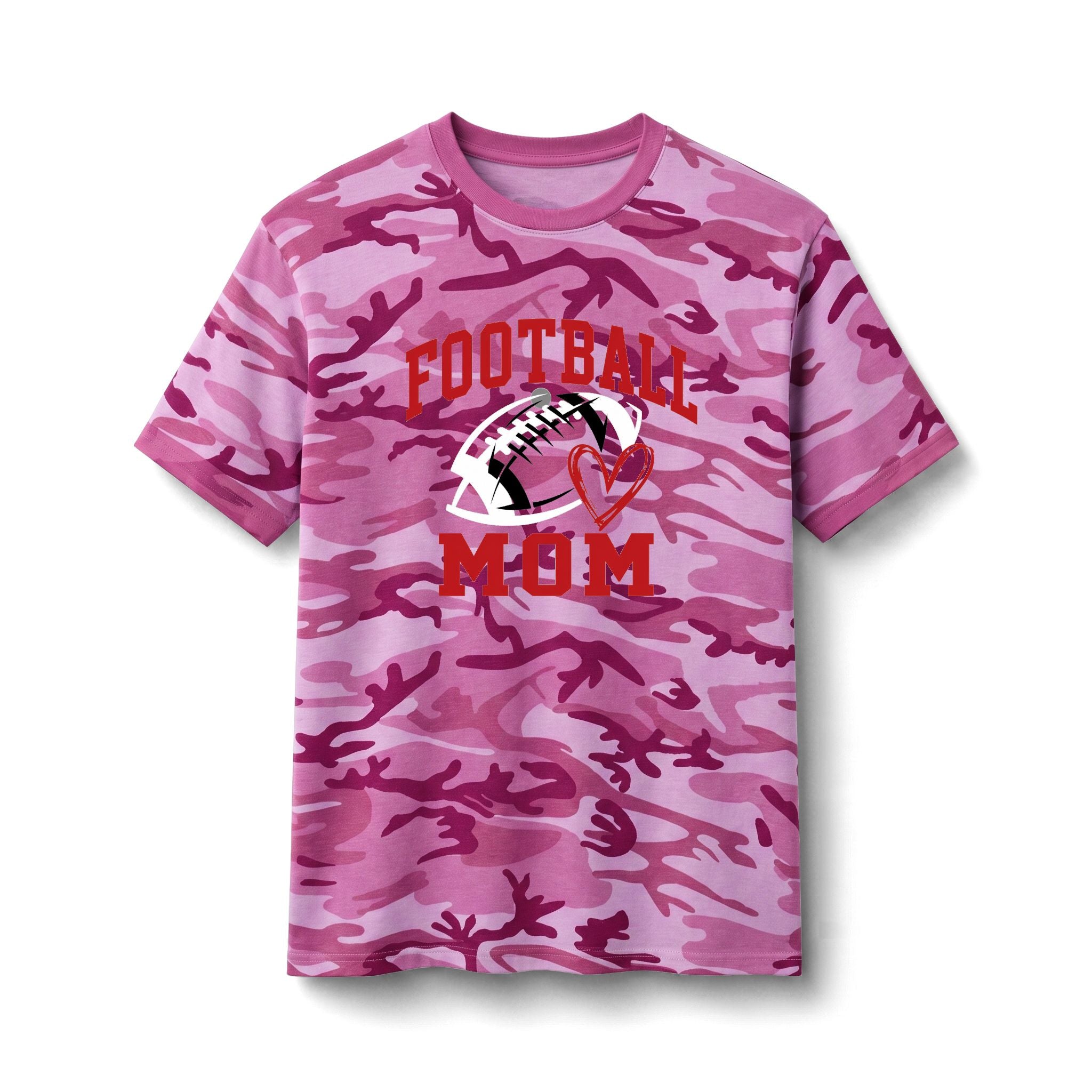 Football Mom Camo T-Shirt