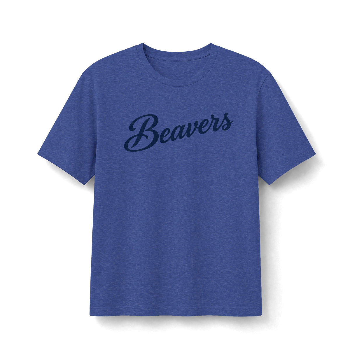 Beavers Script Tee - Vintage Script Collegiate Bella+Canvas CVC