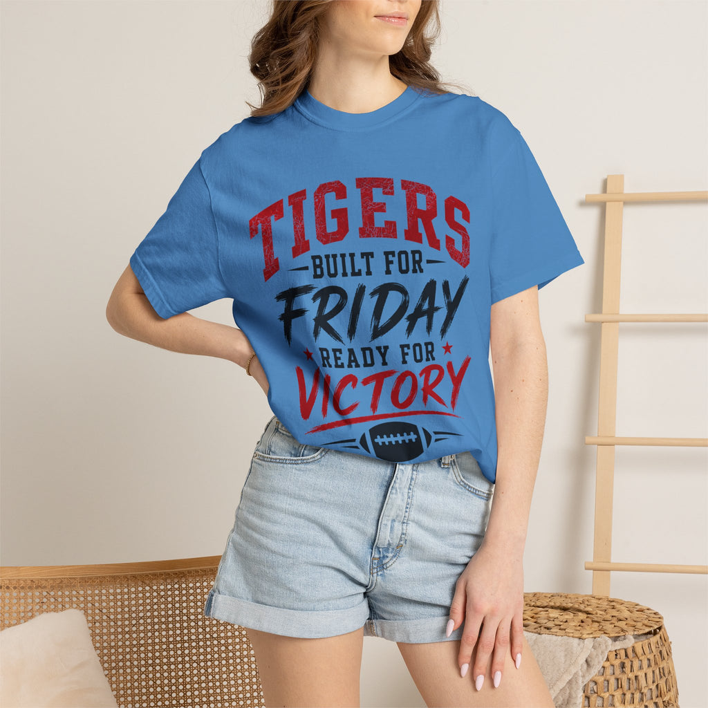 Tigers Built for Friday Football T-Shirt — Ready for Victory