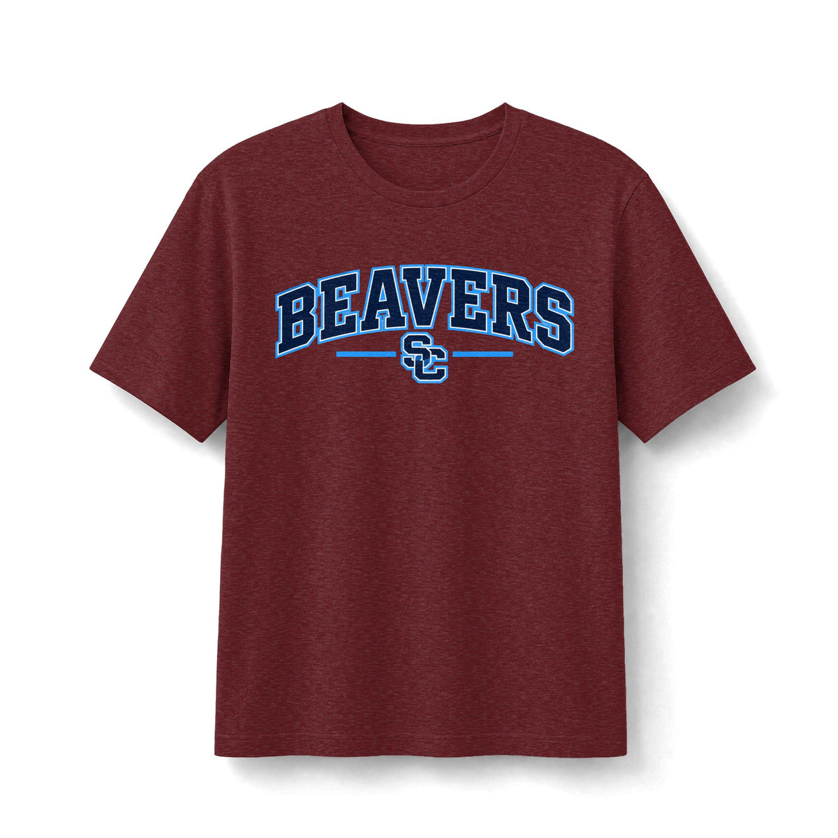Beavers SC Logo Tee - Collegiate School Spirit Short Sleeve