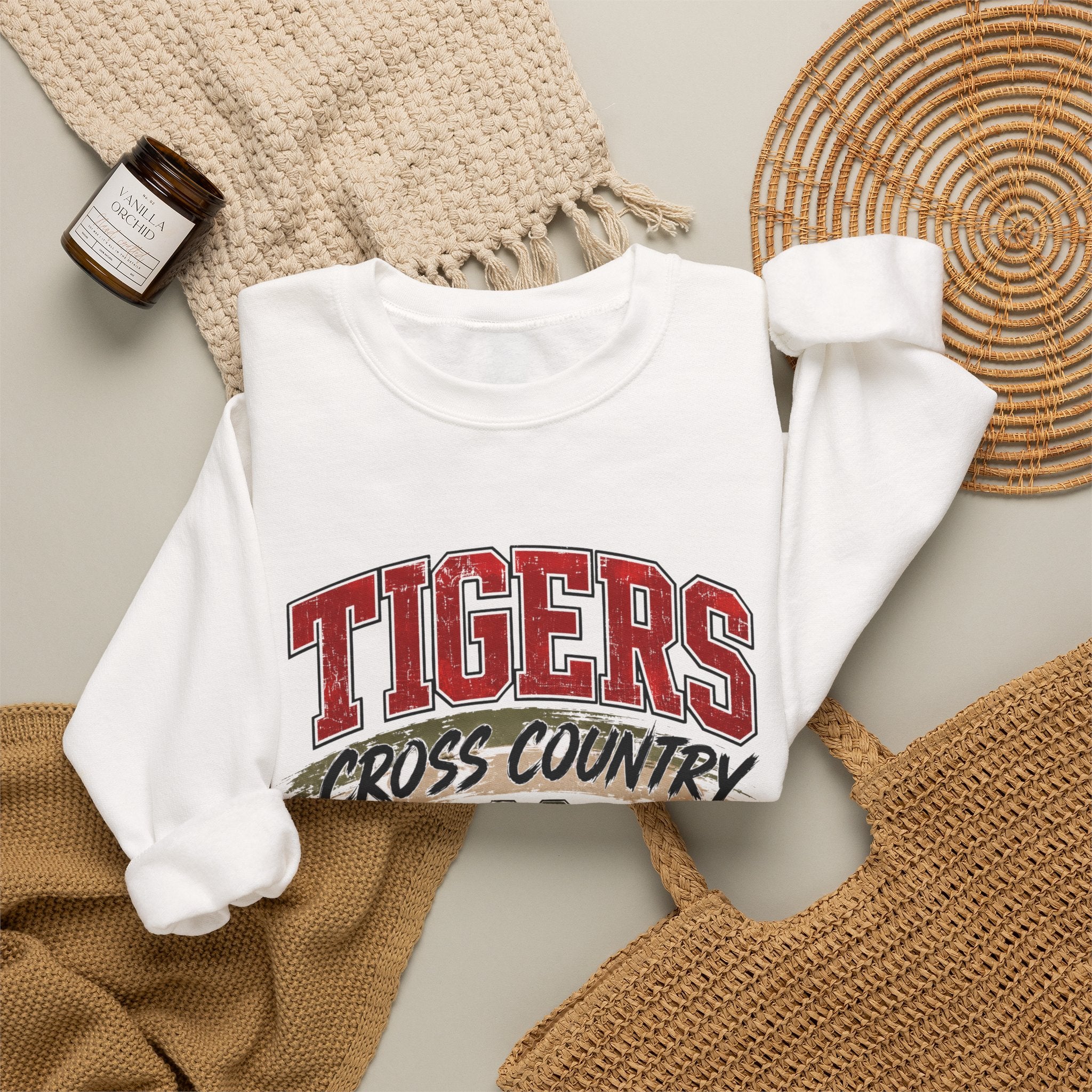 Tigers Cross Country Crewneck Sweatshirt
