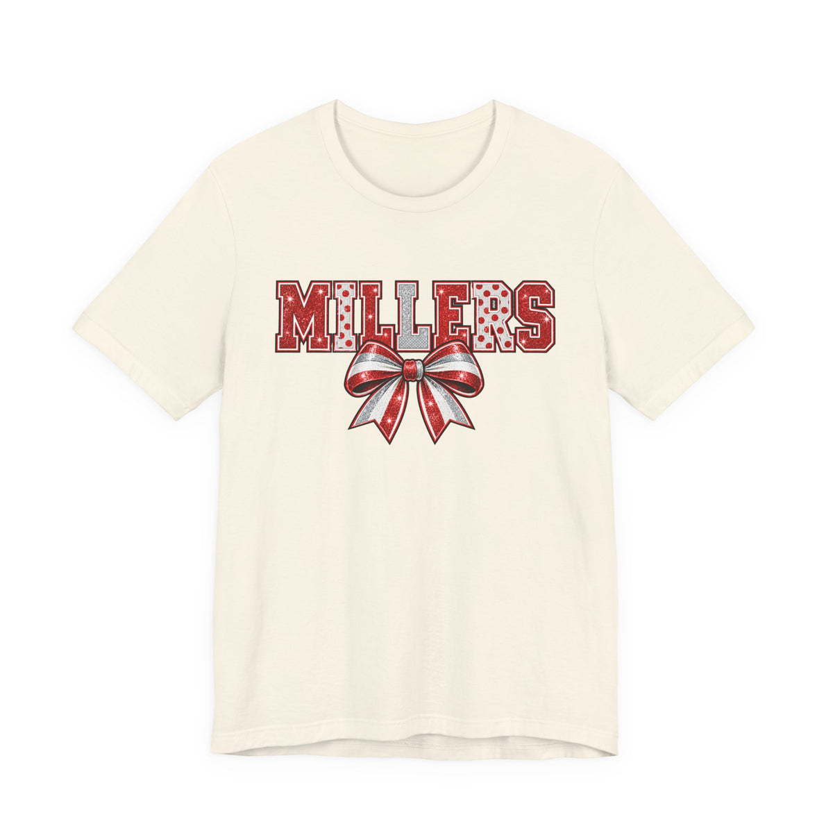 Millers Red & Silver Bow Unisex Tee